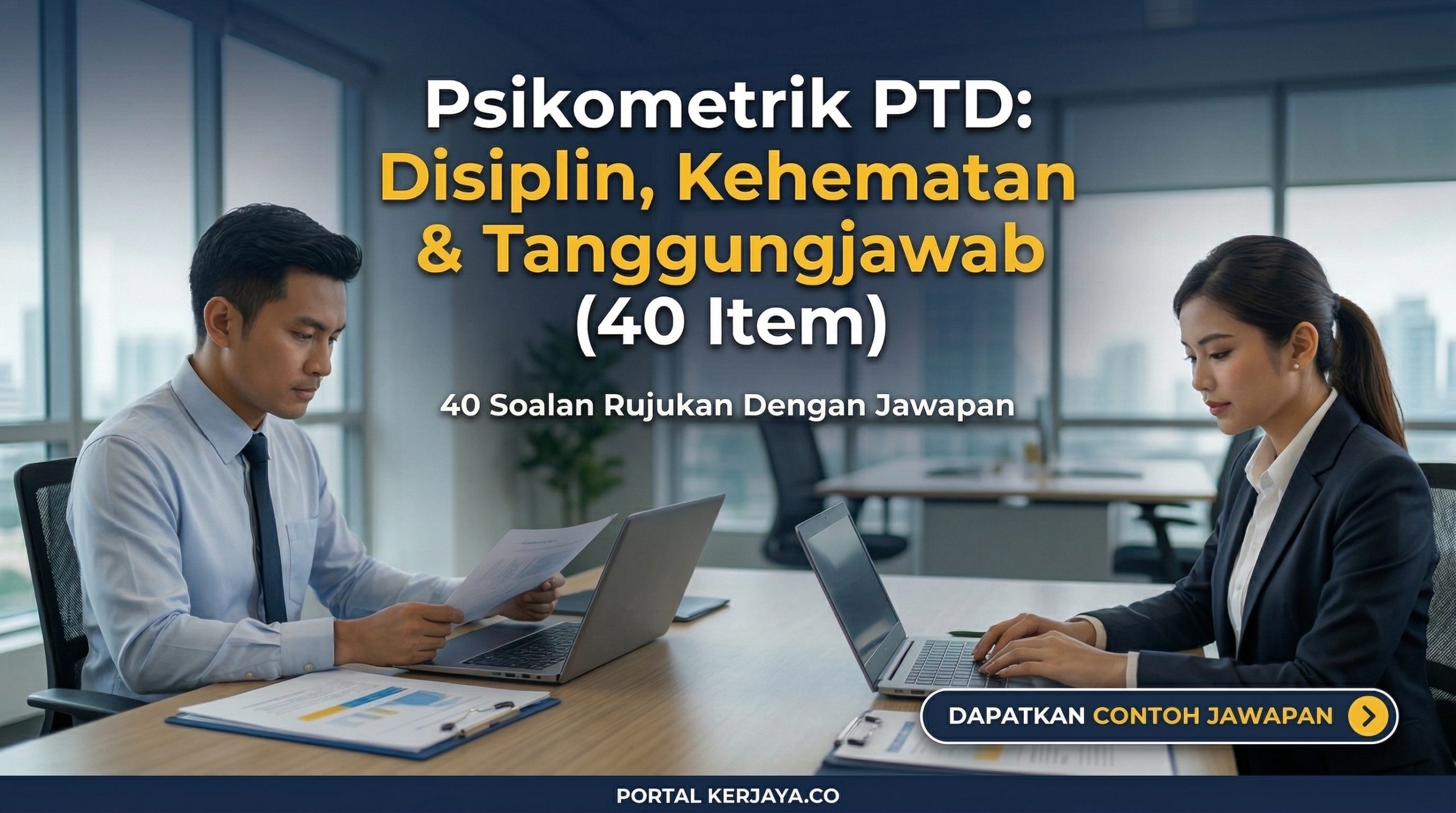 Psikometrik PTD: Disiplin, Kehematan & Tanggungjawab (40 Item)