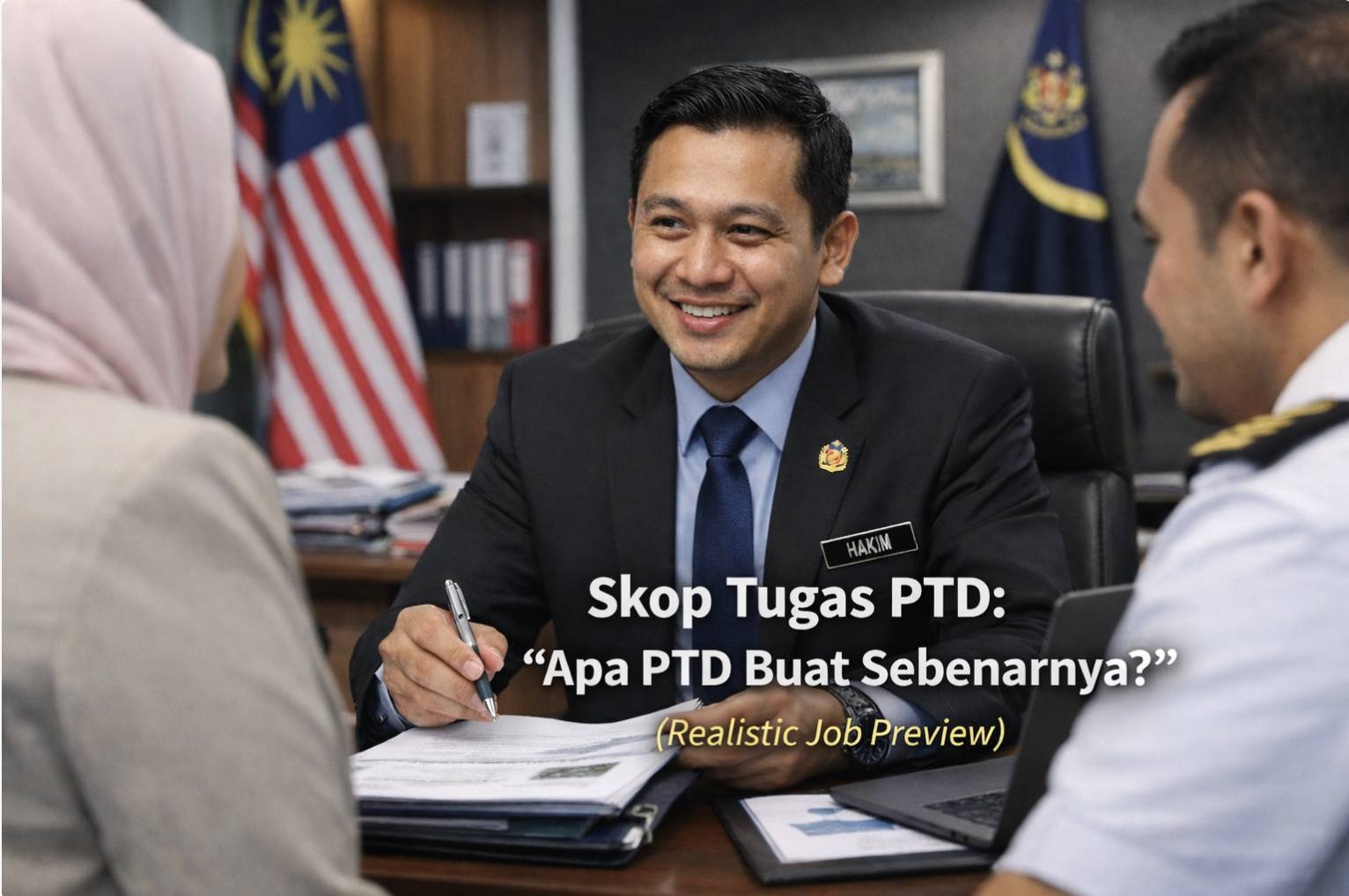 Skop Tugas PTD: “Apa PTD Buat Sebenarnya?” (Realistic Job Preview)