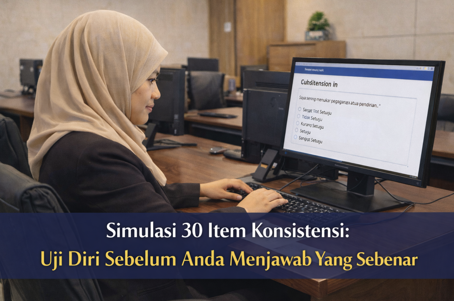 Simulasi 30 Item Konsistensi: Uji Diri Sebelum Anda Menjawab Yang Sebenar