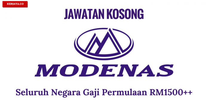 Jawatan Kosong MODENAS Jawatan Kosong MODENAS