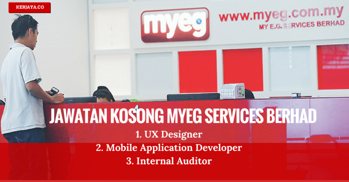 Jawatan Kosong Terkini MyEG Services Berhad (3) Jawatan Kosong Terkini MyEG Services Berhad (3)