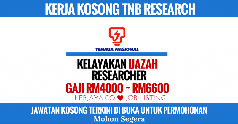 tnb research sdn bhd