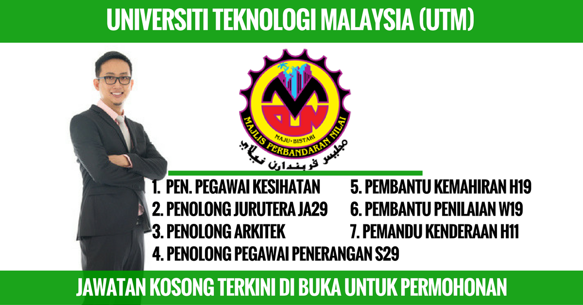 Copy-of-universiti-teknologi-malaysia-utm • Kerja Kosong 