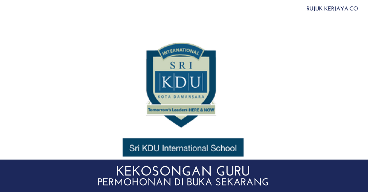 Guru KDU Smart School � Kerja Kosong Kerajaan