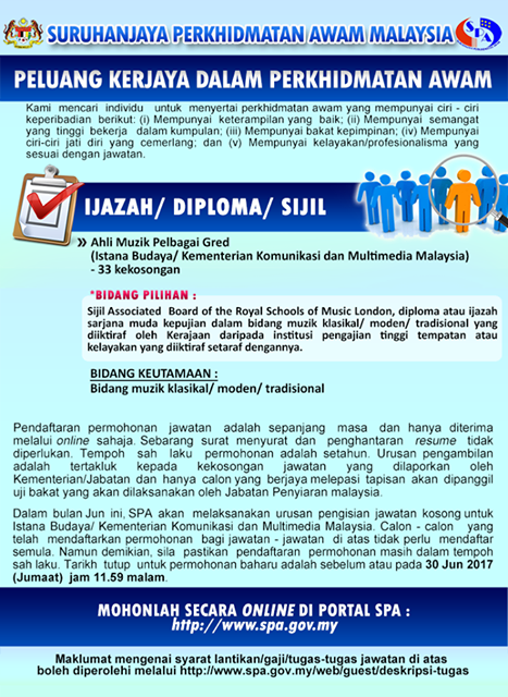 Iklan Kementerian Komunikasi Dan Multimedia Malaysia Kerja Kosong Kerajaan