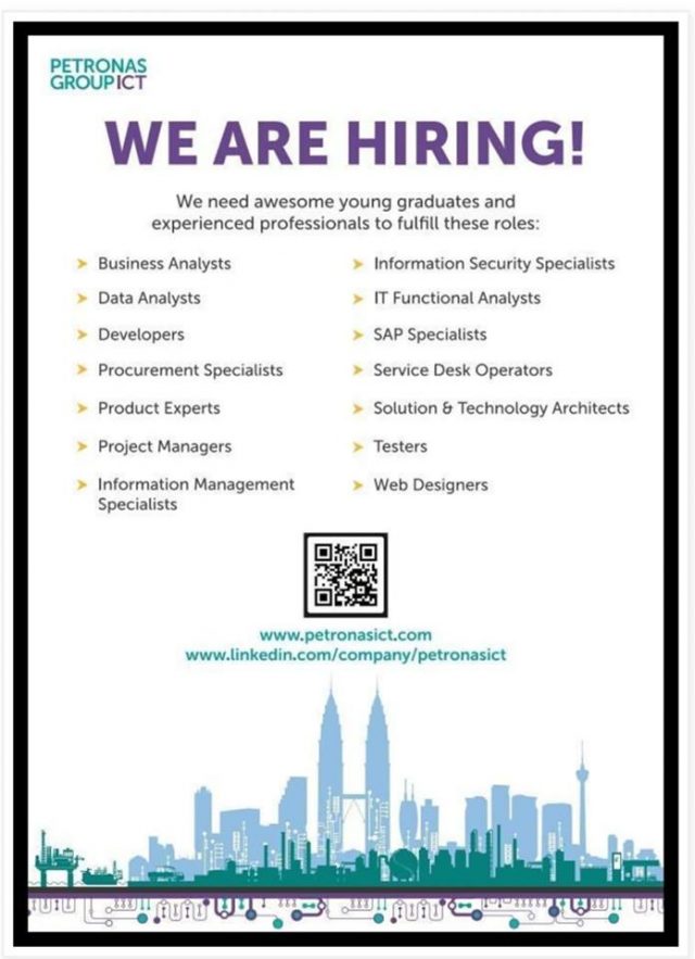 Iklan Jawatan Petronas ICT