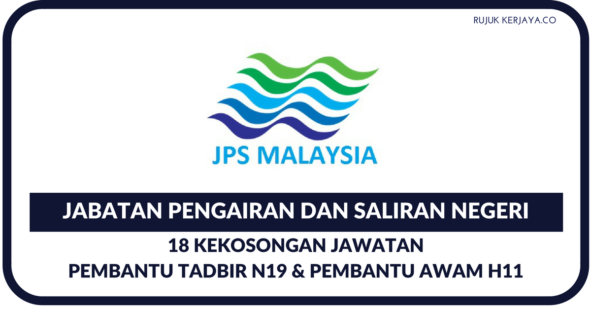 Jabatan Pengairan Dan Saliran Negeri Johor / Kerja terkini guru bagi