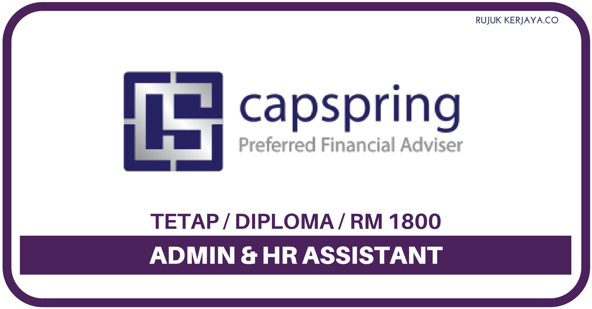Capspring Temasik Financial Group • Kerja Kosong Kerajaan
