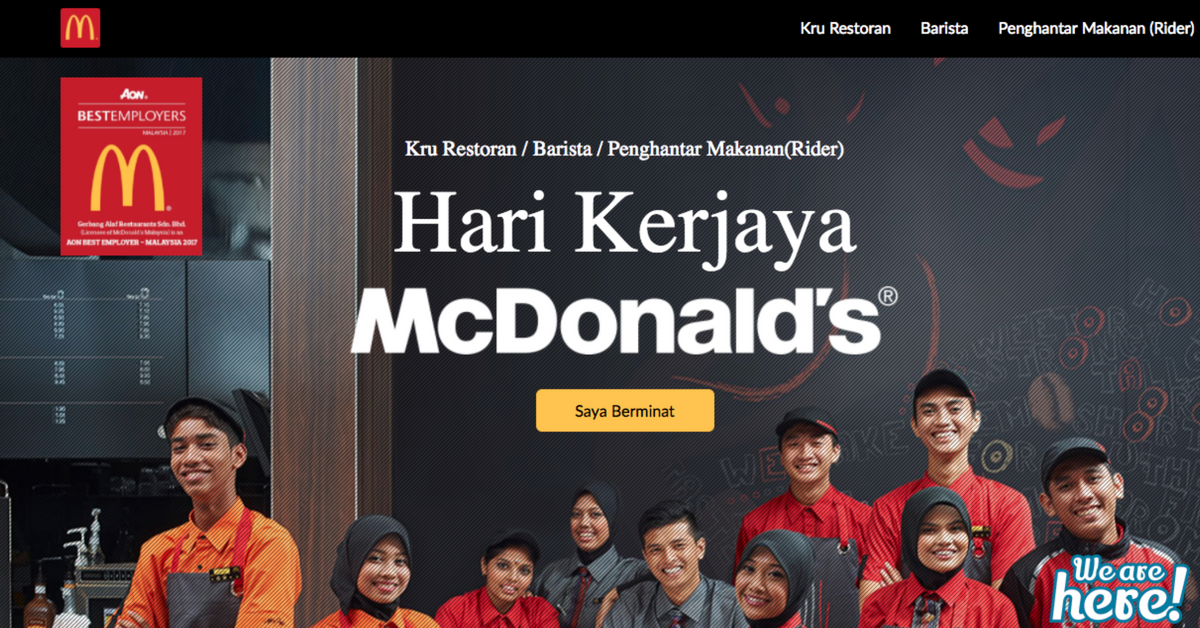Hari Kerjaya McDonald • Kerja Kosong Kerajaan