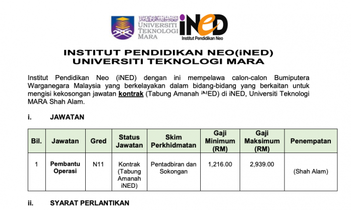 Institut Pendidikan Neo (iNED) UITM Institut Pendidikan Neo (iNED) UITM
