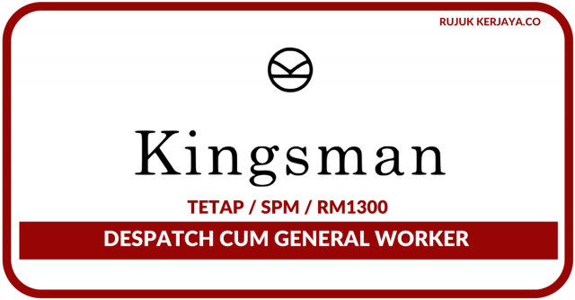 Kings Man Shop ~ Despatch cum General Worker