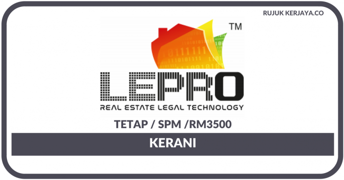 Jawatan Kosong Terkini LePro Management Services ~ Kerani 