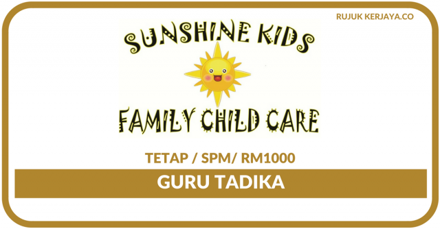 Guru Tadika Di Sunshine Kids Care Centre