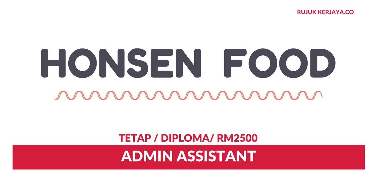 Honsen Food & Vegetable (J) SB • Kerja Kosong Kerajaan