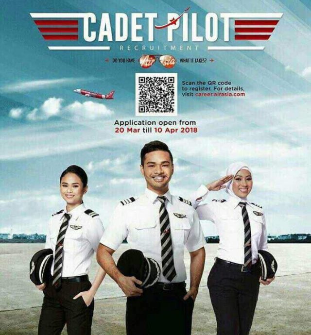 Permohonan Cadet Pilot Air Asia