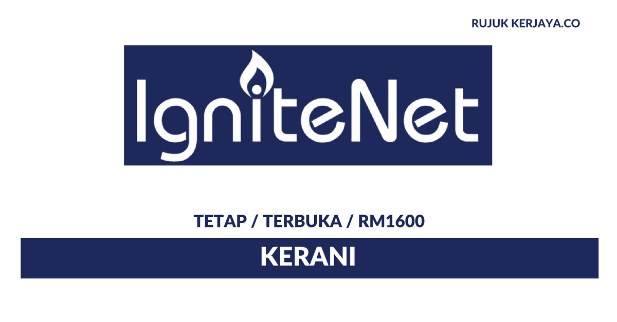 Jawatan Kosong Terkini Kerani Ignite Builders • Kerja ...