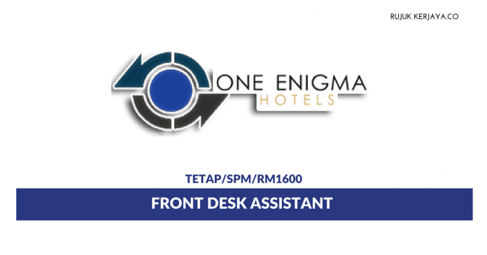 One Enigma Hotel Front Desk Assistant Di One Enigma Hotel