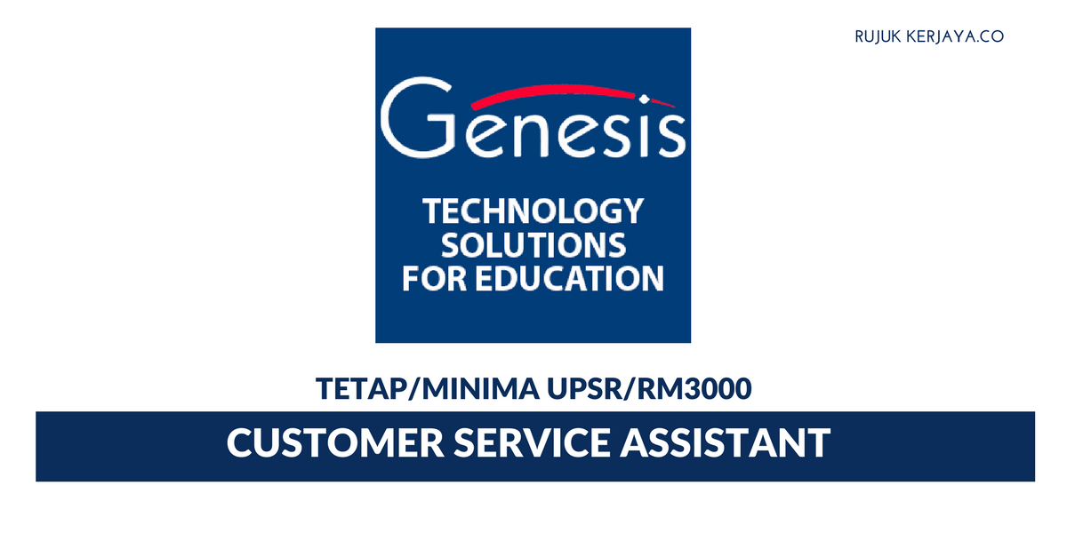 Genesis Technology Solution • Kerja Kosong Kerajaan