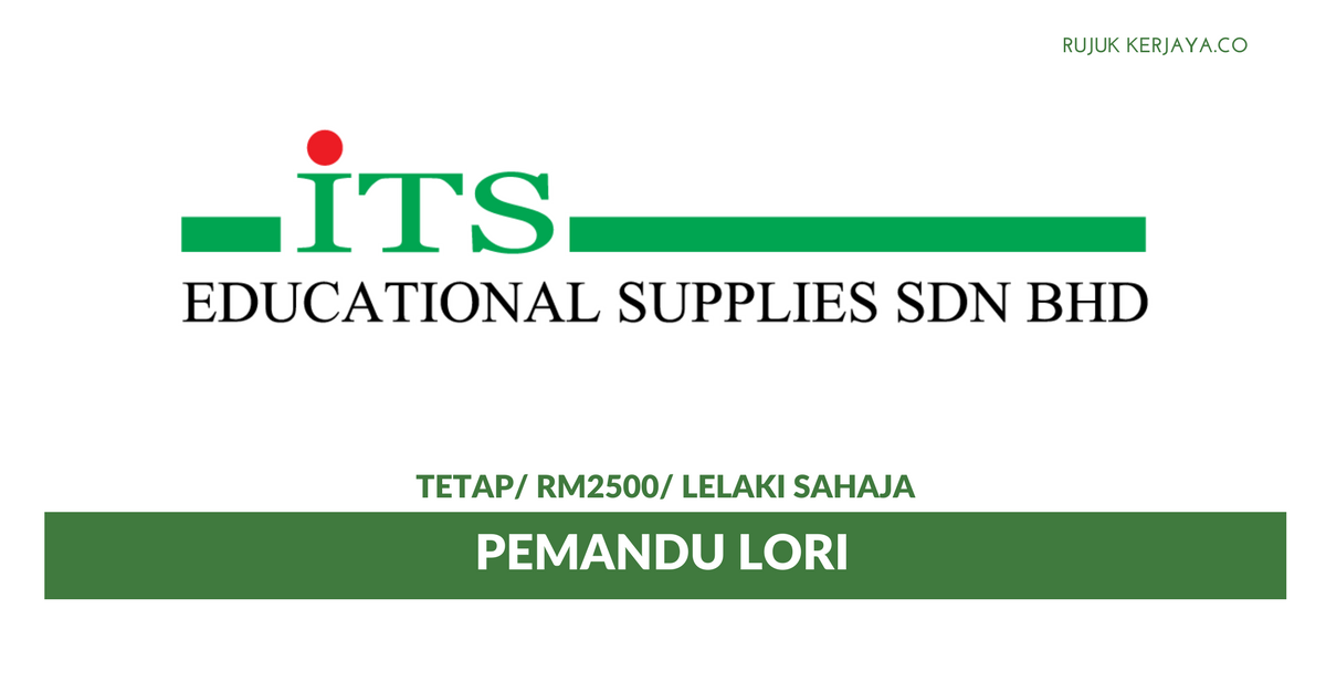 ITS Educational Supplies Sdn Bhd • Kerja Kosong Kerajaan