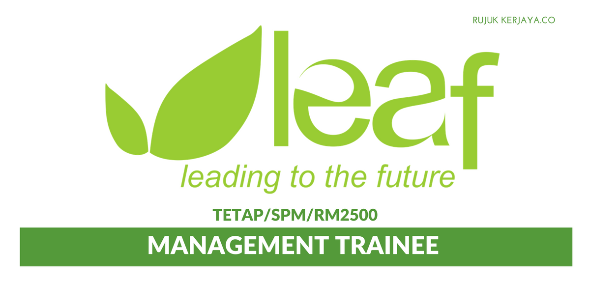Leaf Cafe Holdings ~ Management Trainee