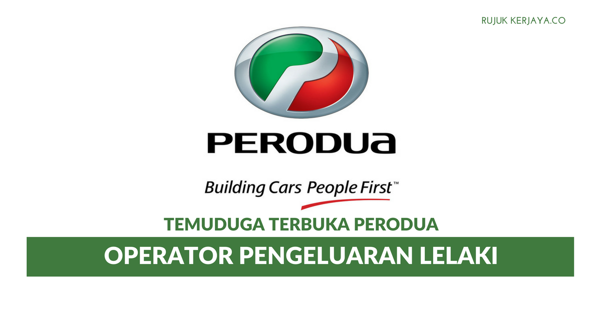 Jawatan Kosong Perodua Kelantan - Klemburan g