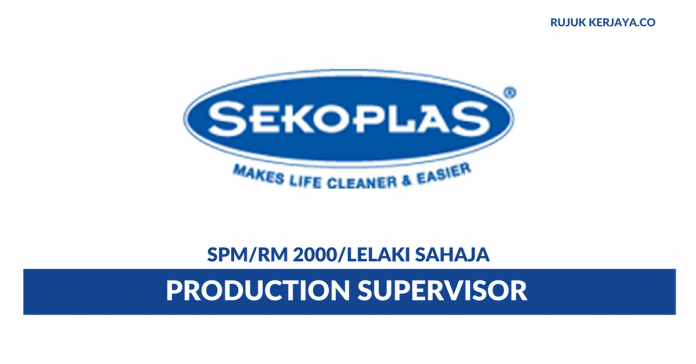 Jawatan Kosong Terkini Sekoplas Industries ~ Production 