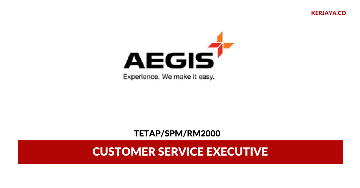 Jawatan Kosong Terkini Aegis BPO Malaysia ~ Customer 