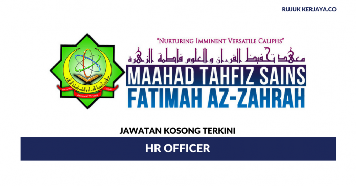 Jawatan Kosong Terkini Maahad Tahfiz Sains Fatimah Az 