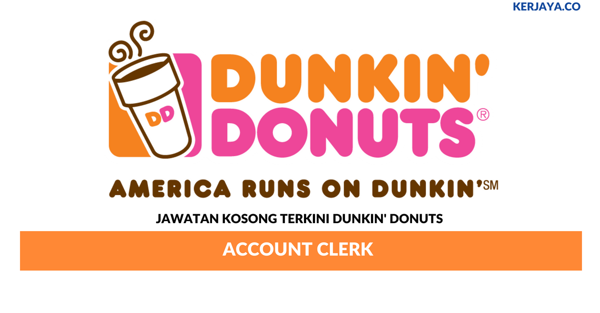 Permohonan Jawatan Kosong Dunkin' Donut