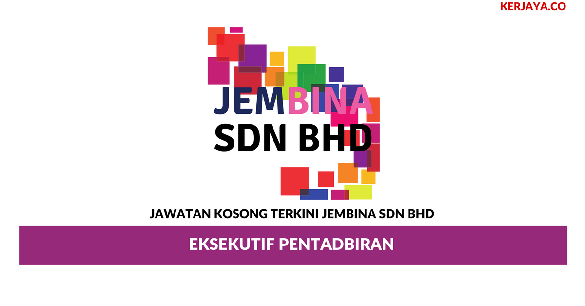 Permohonan Jawatan Kosong Jembina