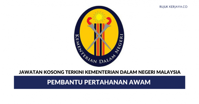 Kementerian Dalam Negeri Malaysia Pembantu Pertahanan Awam Kementerian Dalam Negeri Malaysia