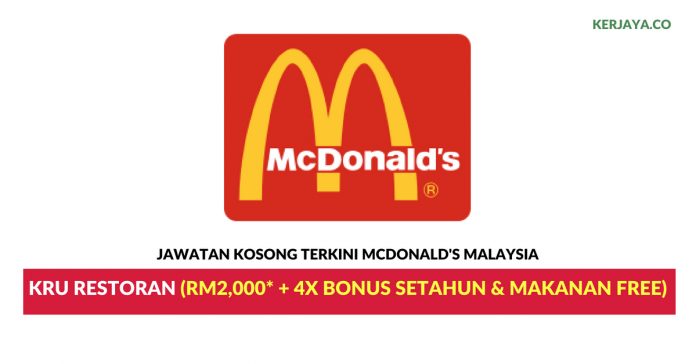 McDonald's Malaysia _ Kru Restoran Permohonan Jawatan Kosong McDonald’s