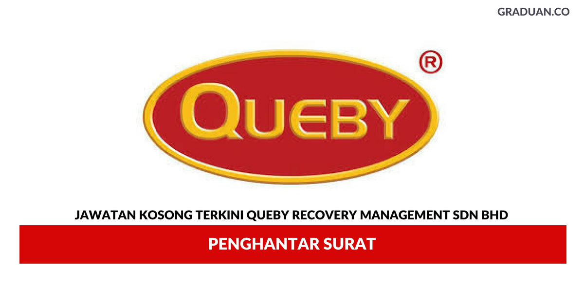Queby Recovery Management _ Penghantar Surat • Kerja 
