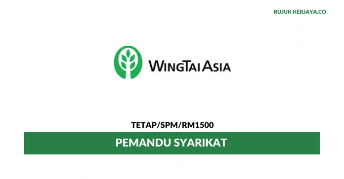 Wing Tai Clothing Sdn Bhd Pemandu Syarikat Wing Tai Clothing ~ Gaji RM1500