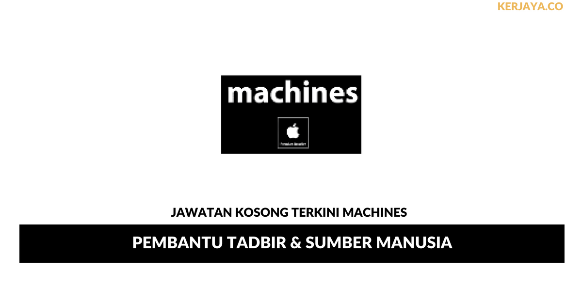 Machines _ Sokongan Khidmat Pelanggan • Kerja Kosong Kerajaan