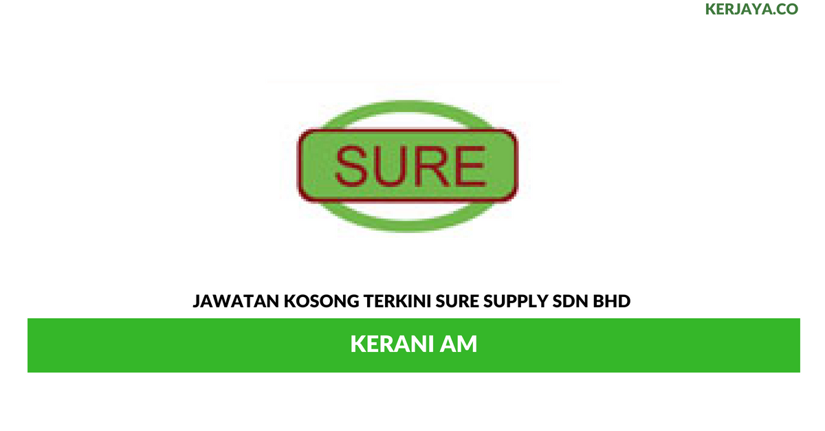 Permohonan Jawatan Kosong Sure Supply