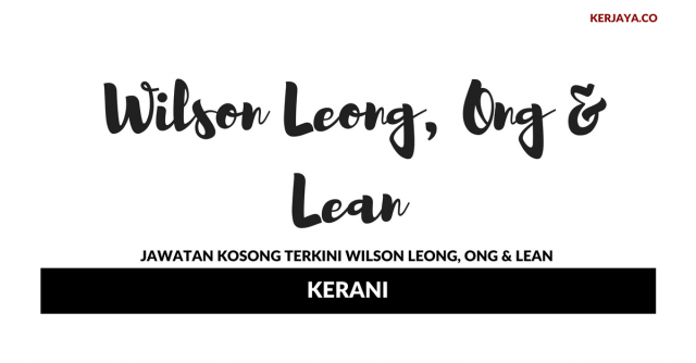 Wilson Leong, Ong & Lean ~ Kerani