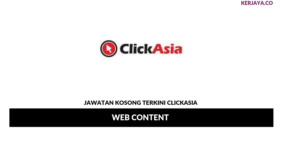 Permohonan Jawatan Kosong ClickAsia