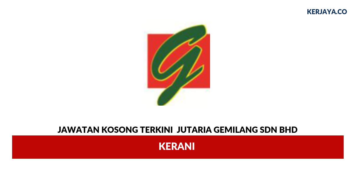 Permohonan Jawatan Kosong Jutaria Gemilang