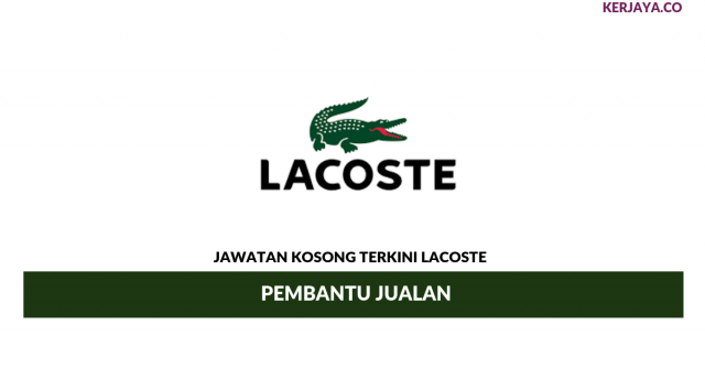 Lacoste ~ Pembantu Jualan
