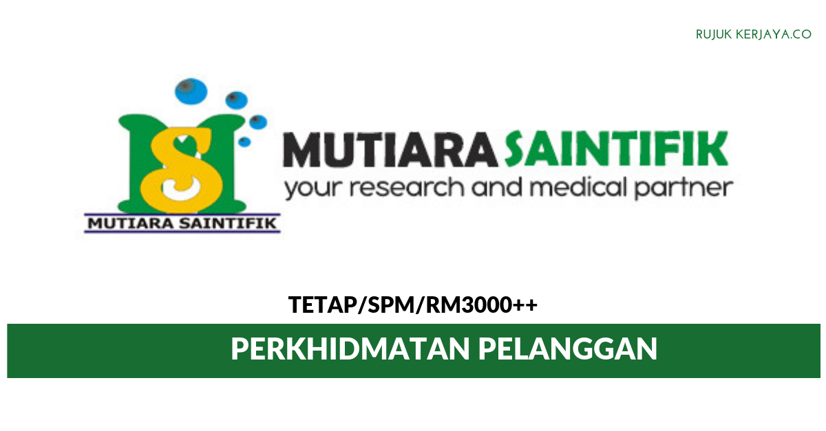 perkhidmatan pelanggan mutiara-saintifik