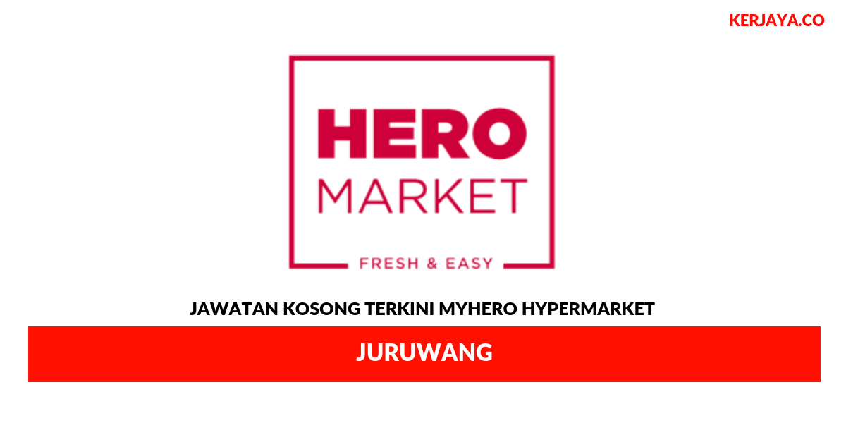 Jawatan Kosong Terkini Myhero Hypermarket ~ Juruwang 