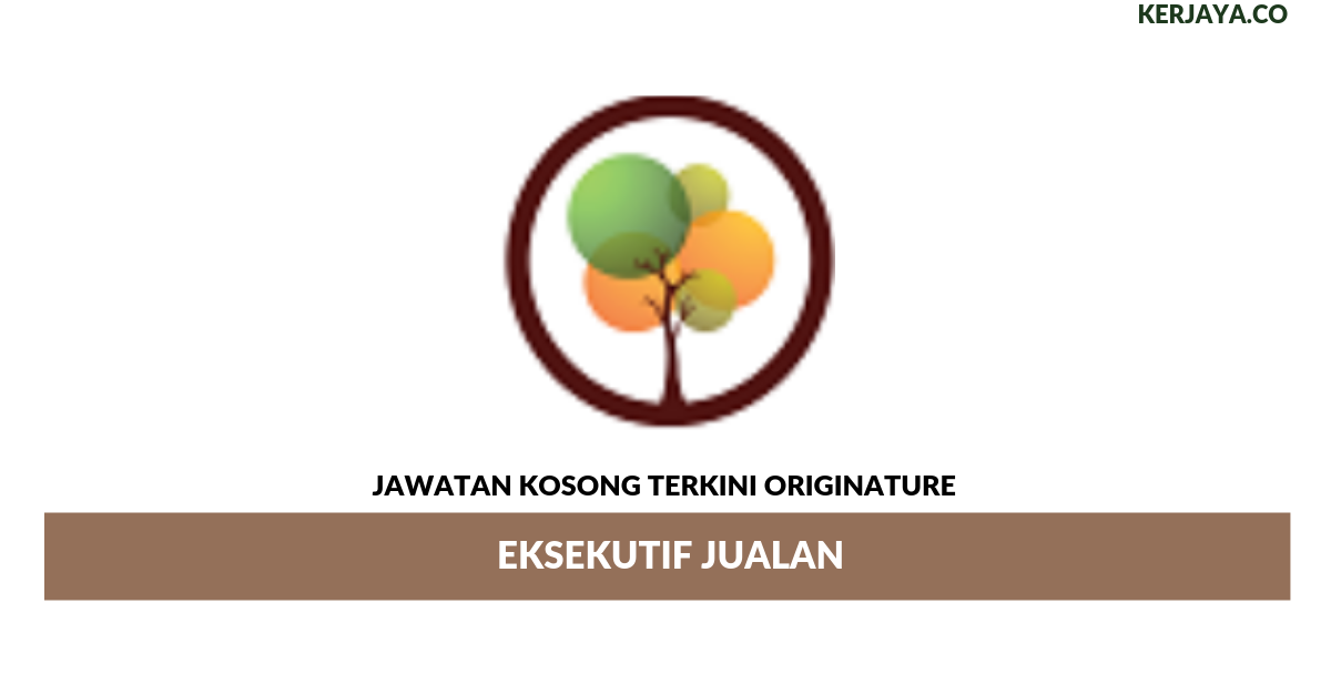 Permohonan Jawatan Kosong Originature