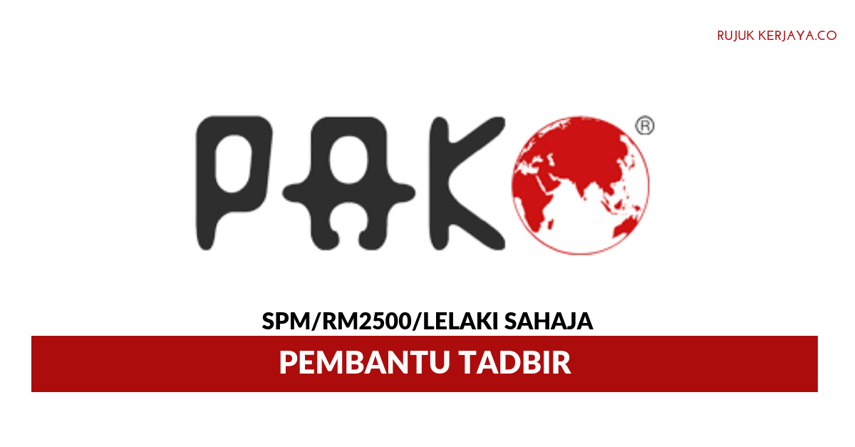 PAKO® ~ Pembantu Tadbir