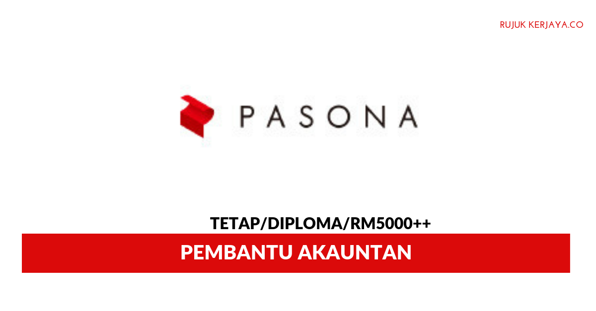 Pasona Hr Malaysia Sdn Bhd Kerja Kosong Kerajaan