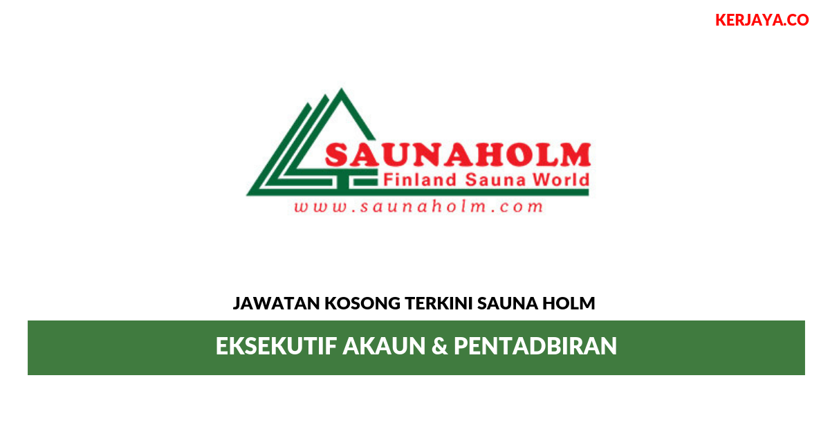 Permohonan Jawatan Kosong Sauna Holm