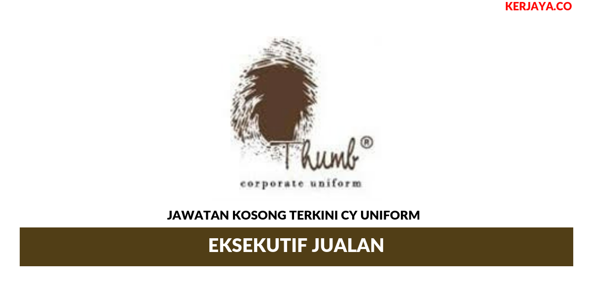 CY Uniform (M) _ Eksekutif Jualan • Kerja Kosong Kerajaan