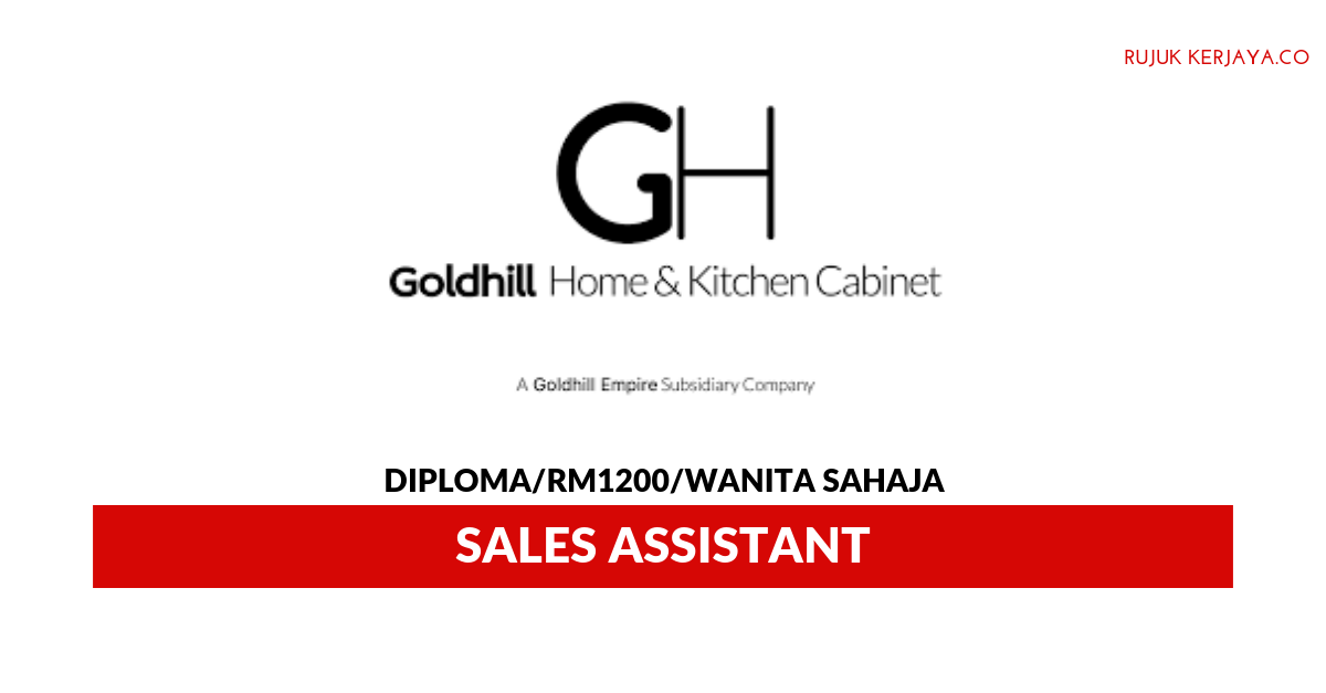Goldhill Home & Kitchen Cabinet ~ Sales Assistant