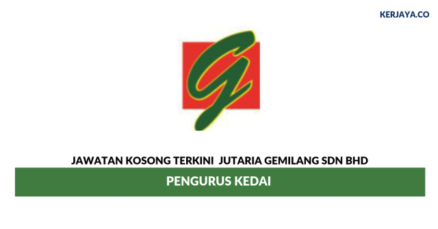Jutaria Gemilang ~ Pengurus Kedai