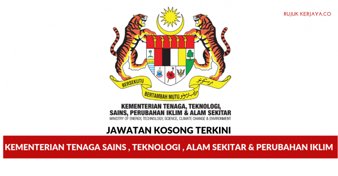 Kementerian Tenaga Sains , Teknologi , Alam Sekitar & Perubahan Iklim (MESTECC) Kementerian Tenaga Sains , Teknologi , Alam Sekitar & Perubahan Iklim (MESTECC)